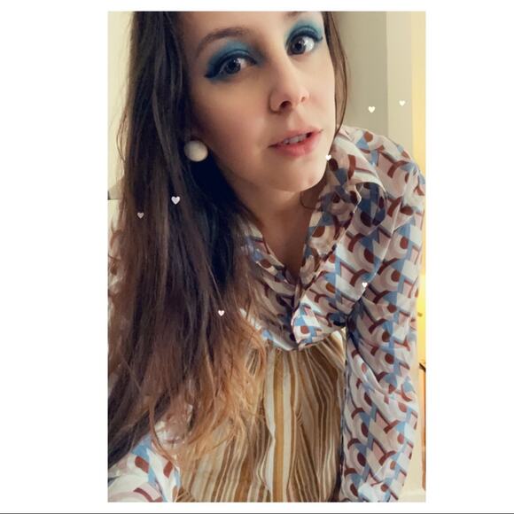 70s dagger collar groovy shirt - Picture 7 of 12